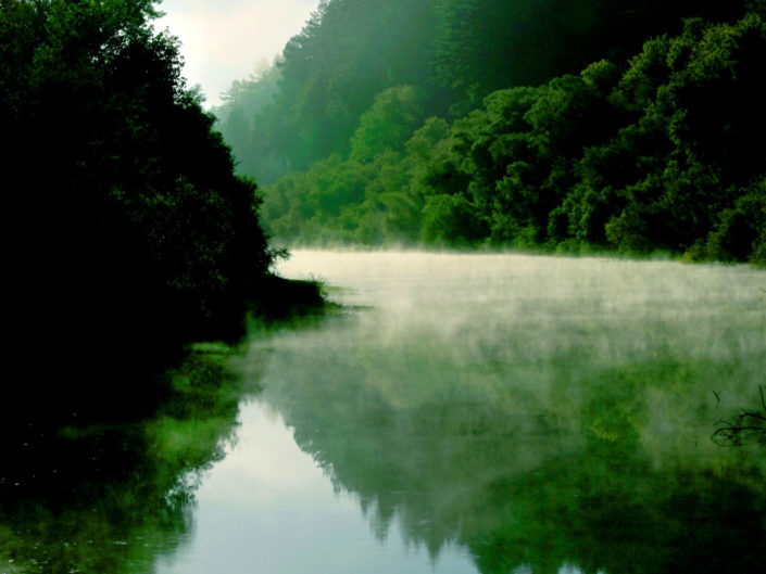 Russian River misty morning